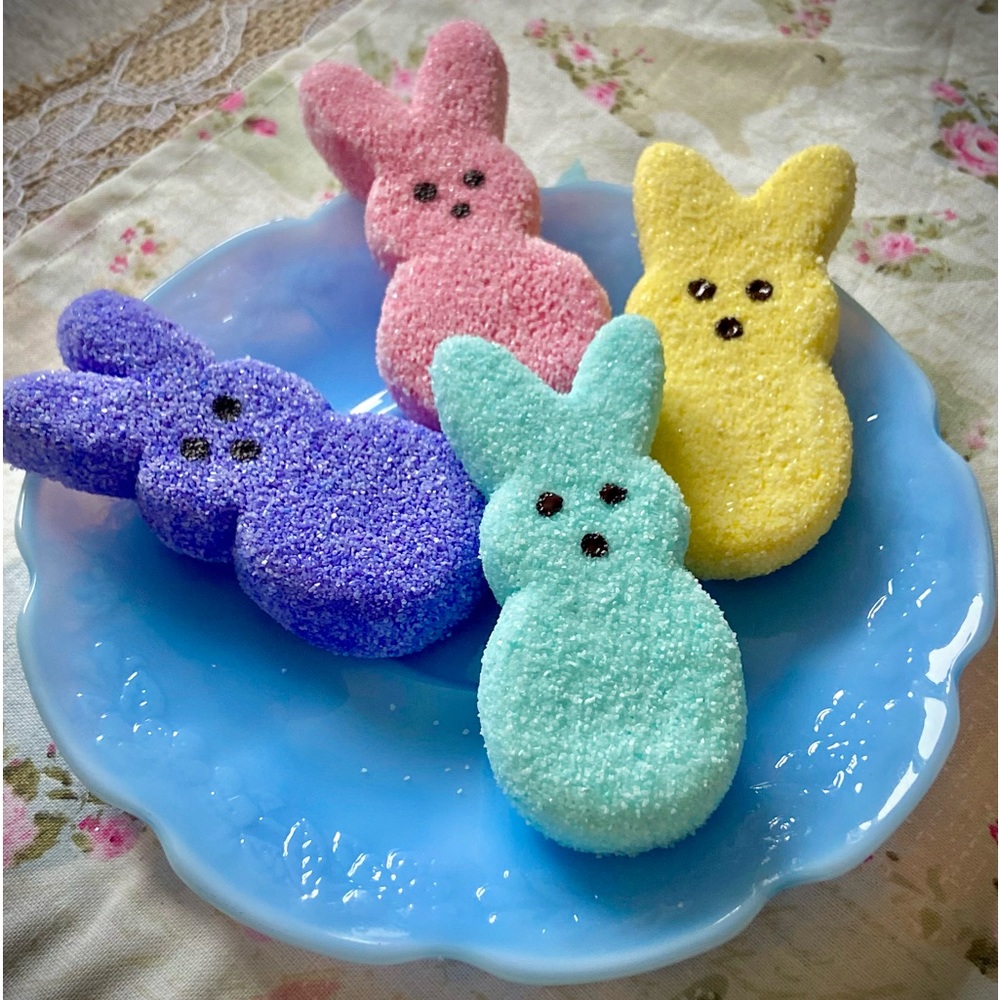 Fake Peeps Faux Candy Bunnies for Display